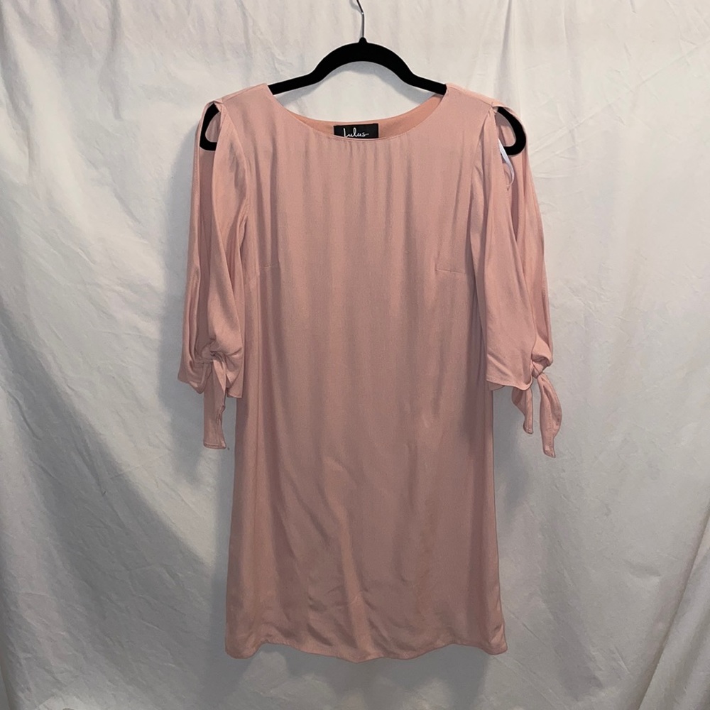 Lulu’s Pink Long Sleeve Dress